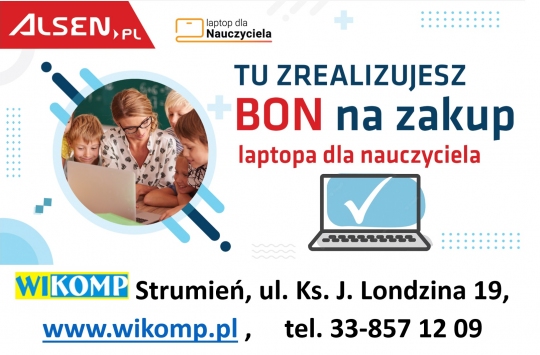 laptop dla nauczyciela z Alsen